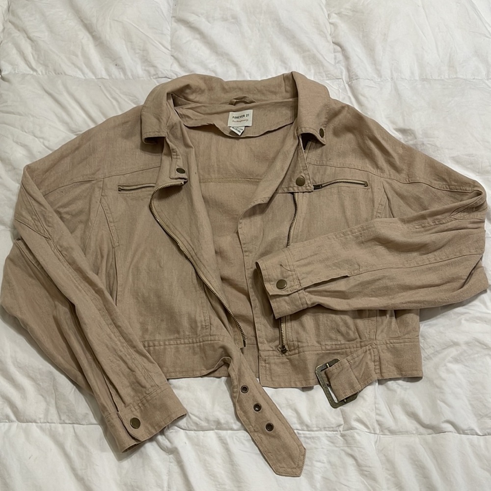 Tan lightweight jacket
